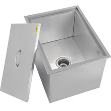 Load image into Gallery viewer, 7 Sizes Drop In Ice Chest Bin Boxes W/ Cover Stainless Steel Outdoor/Indoor 304