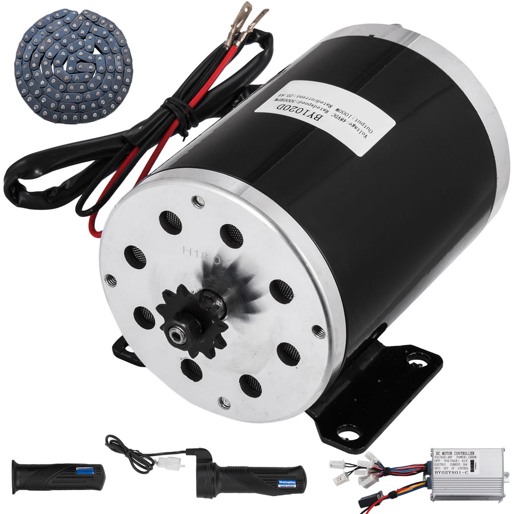 48V DC Brushless / brush Electric Motor Kit f Scooter Go Kart Reduction ATV