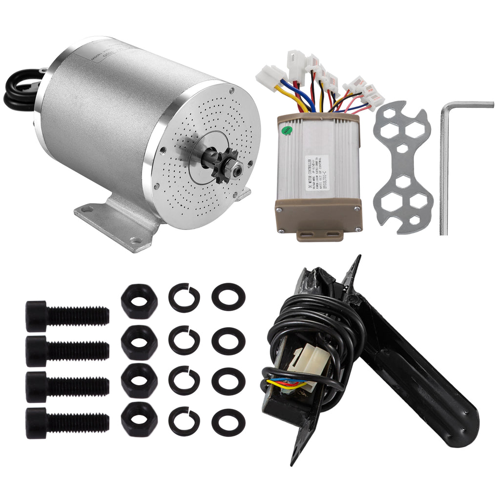 48V DC Brushless / brush Electric Motor Kit f Scooter Go Kart Reduction ATV