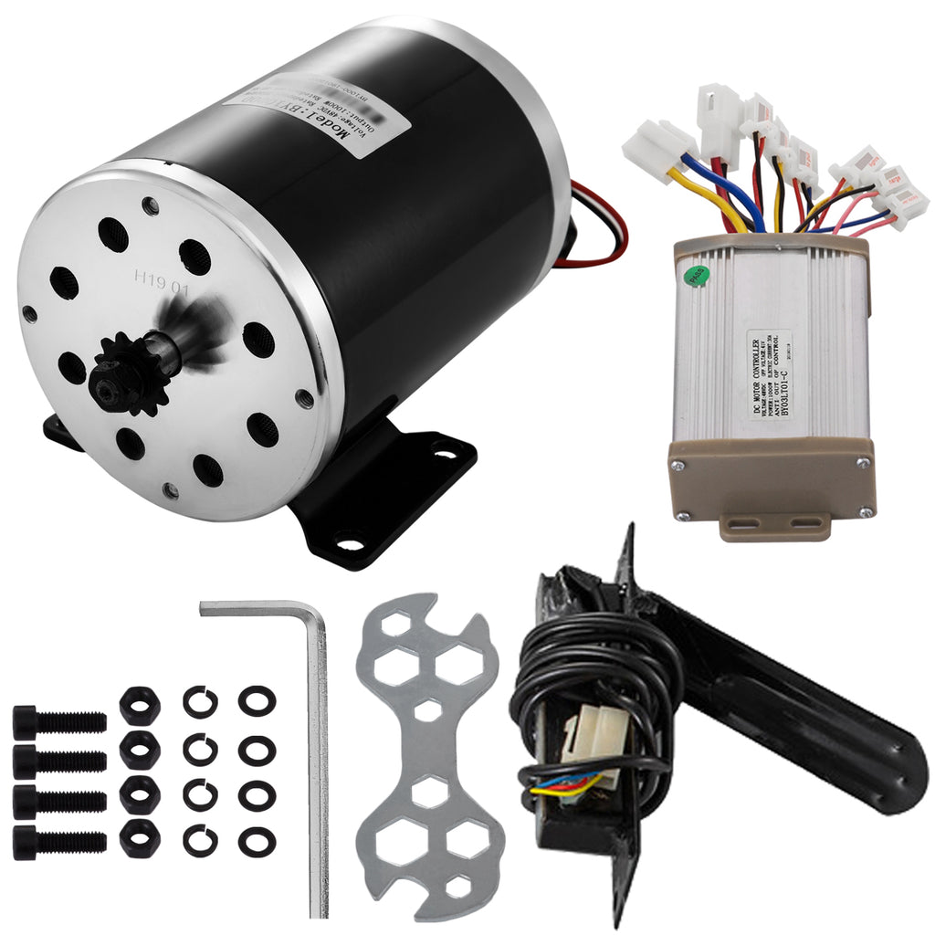 48V DC Brushless / brush Electric Motor Kit f Scooter Go Kart Reduction ATV