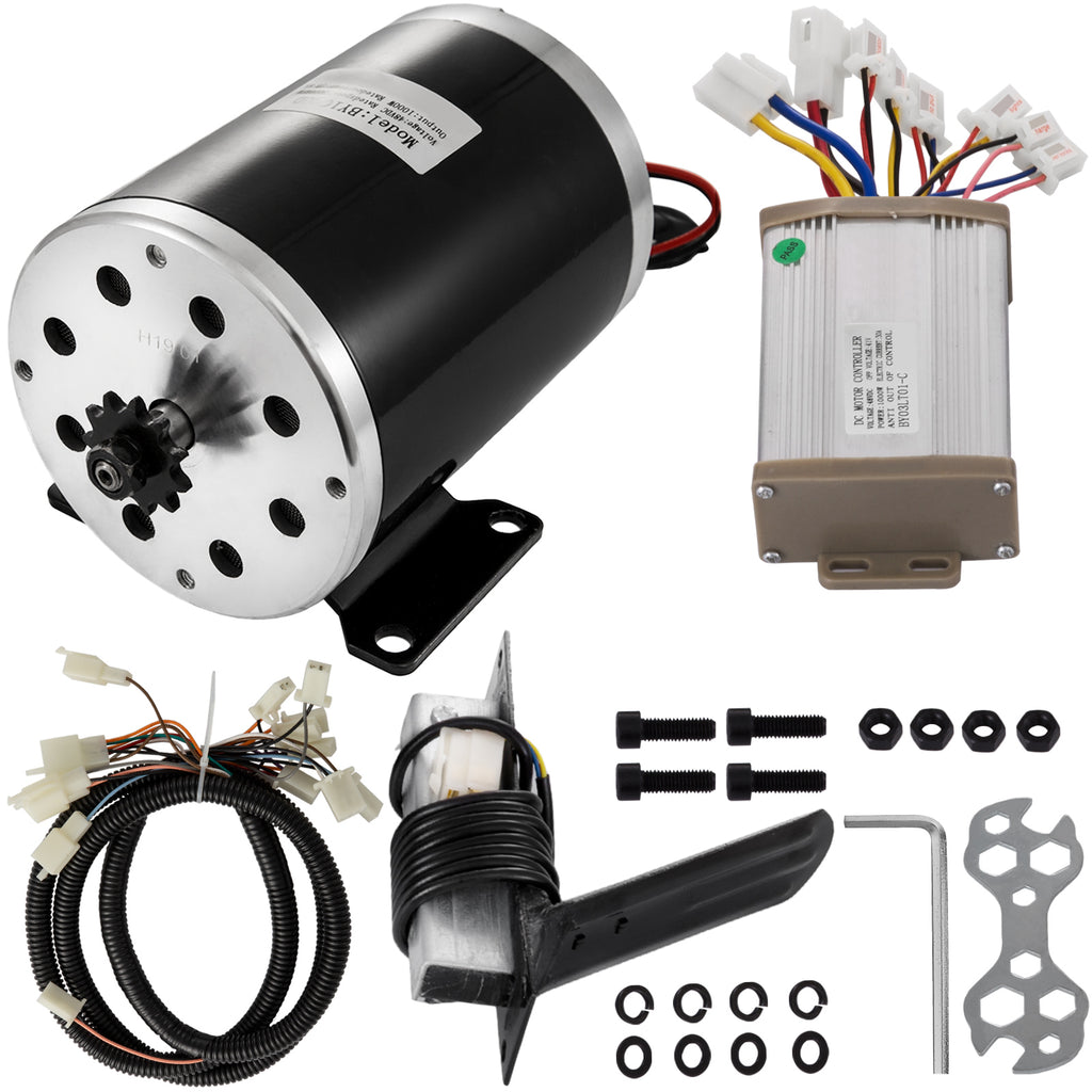 48V DC Brushless / brush Electric Motor Kit f Scooter Go Kart Reduction ATV