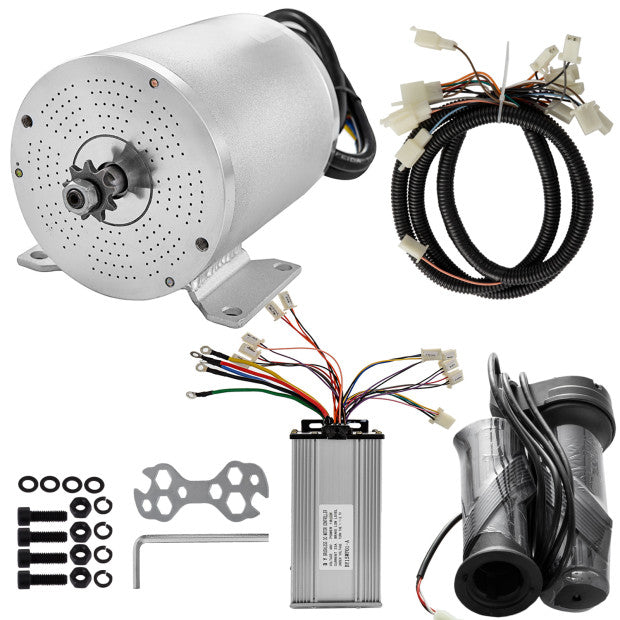 48V DC Brushless / brush Electric Motor Kit f Scooter Go Kart Reduction ATV