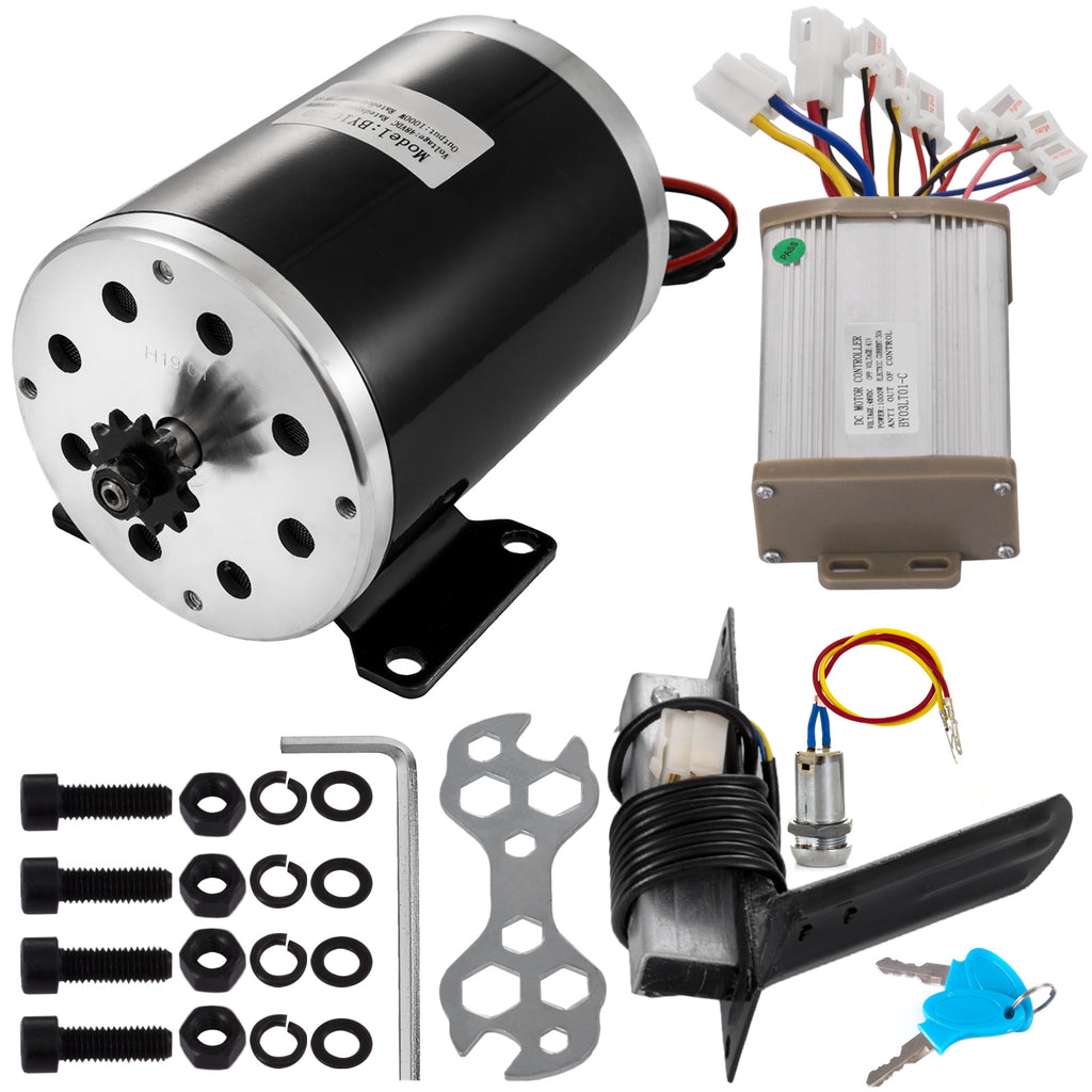 48V DC Brushless / brush Electric Motor Kit f Scooter Go Kart Reduction ATV