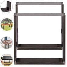 Load image into Gallery viewer, 2x11&quot;-39&quot; Industry Table Leg Metal Steel Chair Bench Legs Furniture Transparent