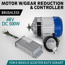 Load image into Gallery viewer, 48V DC Brushless / brush Electric Motor Kit f Scooter Go Kart Reduction ATV