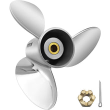 Load image into Gallery viewer, Volvo Penta New OEM 14.5&quot;x21&quot; Stainless Steel Propeller, 3-Blade RH, 3860709