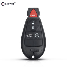 Load image into Gallery viewer, KEYYOU 5 4+1 Button Remote Car Key Shell Case For DODGE Chrysler Jeep Grand Caravan Town and Country Smart key Fob