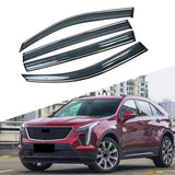 For CADILLAC XT4 2018 2019 Car Window Sun Rain Shade Visors Shield Shelter Protector Cover Frame Sticker Exterior Accessories