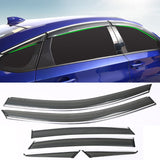 For Honda Accord 2018-2019 ABS Sun Shield Door Window Visor trim Car styling accessories 6pcs/set