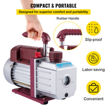 Load image into Gallery viewer, 4.5 CFM Single-Stage Rotary Vacuum Pump HVAC/Auto AC 4.5CFM 1/3HP 1/2&quot;ACME inlet