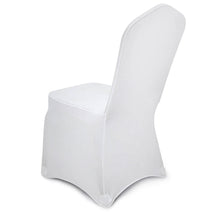 Load image into Gallery viewer, 50/100PCS Spandex Stretch Chair Covers White Wedding Party Banquet Decoration