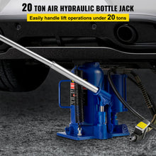 Load image into Gallery viewer, Air Hydraulic Bottle Jack 20 Ton Manual 44092lb Heavy Duty Auto Truck RV Repair