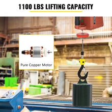 Load image into Gallery viewer, 110V Electric Hoist Winch AC Corded Version 885000 Hoisting PullzAll 7.6M 120V