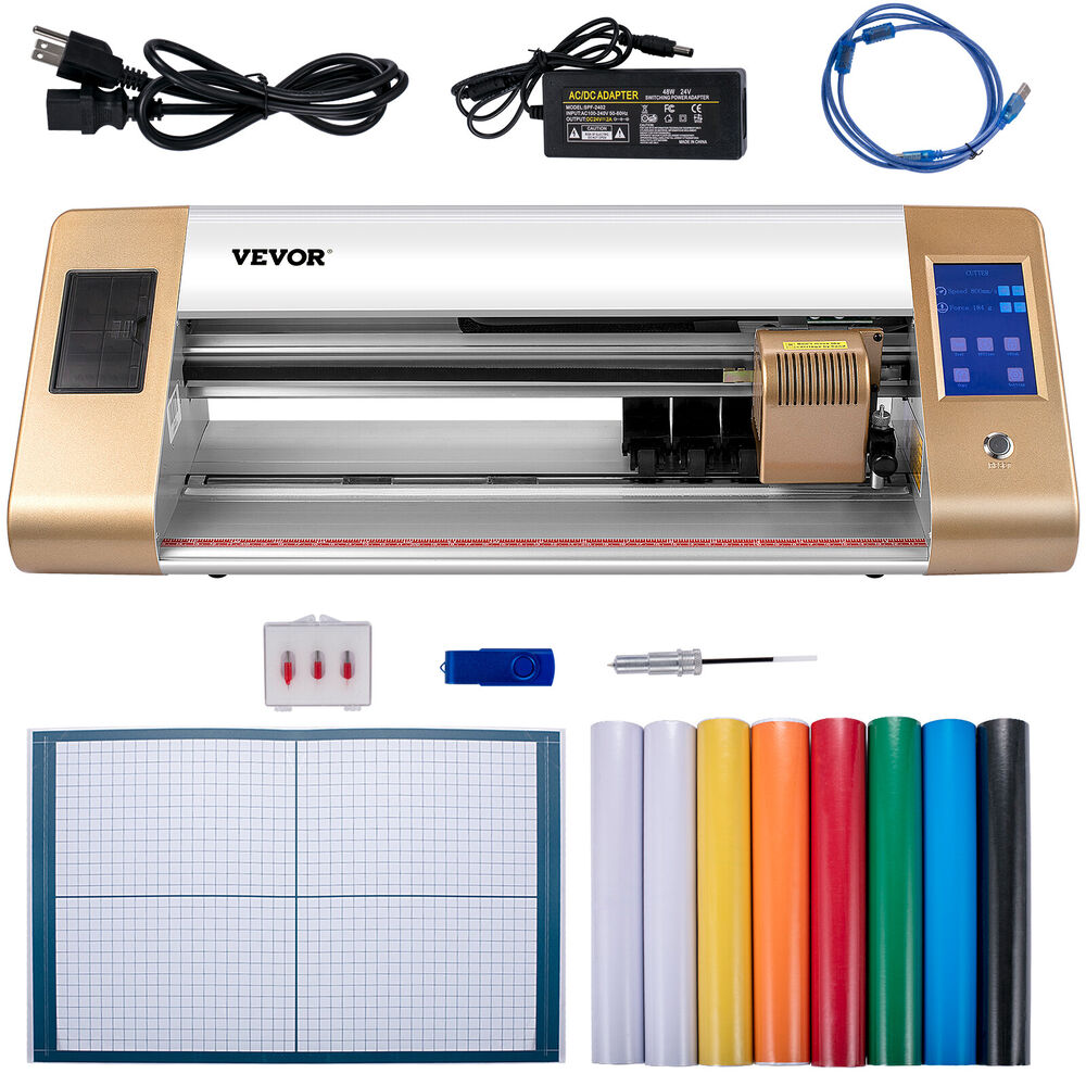 Vinyl Cutter Plotter Machine 18" Automatic Camera Contour Cutting LCD Screen