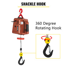 Load image into Gallery viewer, 110V Electric Hoist Winch AC Corded Version 885000 Hoisting PullzAll 7.6M 120V