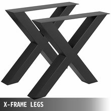 Load image into Gallery viewer, 2X Table Legs Metal Dining Table Leg 15.7&quot;X15.5&quot; Bench Legs Coffee Table Legs