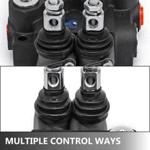 Load image into Gallery viewer, 2 Spool Hydraulic Directional Control Valve 11gpm Double Acting Cylinder 40L/min