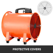 Load image into Gallery viewer, 12&quot; Industrial Fan Ventilator Fume Extractor Blower Telescopic Heavy Duty Garage