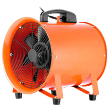 Load image into Gallery viewer, 12&quot; Industrial Fan Ventilator Fume Extractor Blower Telescopic Heavy Duty Garage