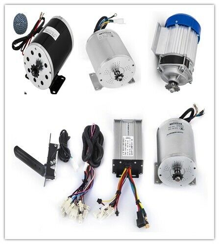 48V DC Brushless / brush Electric Motor Kit f Scooter Go Kart Reduction ATV