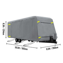 Load image into Gallery viewer, Travel Trailer RV Cover Waterproof Anti-UV Non-Woven Fabric For 14&#39;-38&#39; Camper