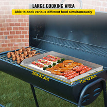 Load image into Gallery viewer, Stainless Steel Griddle Flat Top Grill 32&quot;x17&quot; For BBQ Triple Grilling Cookware