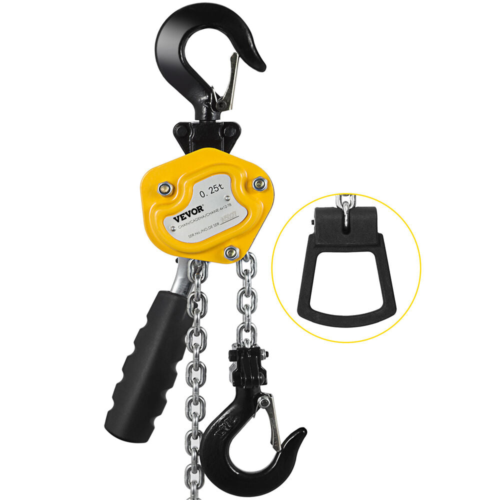 1/4 Ton Lever Block Chain Hoist Ratchet Come Along Puller 5FT 5' Mini Puller G80