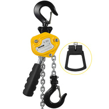 Load image into Gallery viewer, 1/4 Ton Lever Block Chain Hoist Ratchet Come Along Puller 5FT 5&#39; Mini Puller G80