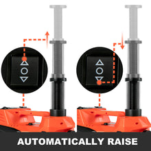 Load image into Gallery viewer, 3 in 1 12V DC 3T Electric Hydraulic Floor Jack Lift Pump LED Flashlight Truck