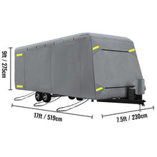 Load image into Gallery viewer, Travel Trailer RV Cover Waterproof Anti-UV Non-Woven Fabric For 14&#39;-38&#39; Camper