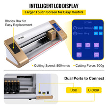 Load image into Gallery viewer, Vinyl Cutter Plotter Machine 18&quot; Automatic Camera Contour Cutting LCD Screen