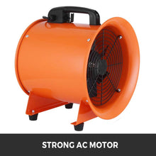 Load image into Gallery viewer, 12&#39;&#39; Extractor Fan Blower Ventilator+5M Duct Hose Pivoting Heavy Duty Air Mover