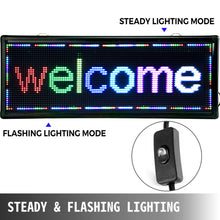 Load image into Gallery viewer, 40&quot; x 8&quot; P10 Led Scrolling Sign 7-color Programmable GRB For Advertising US Wifi