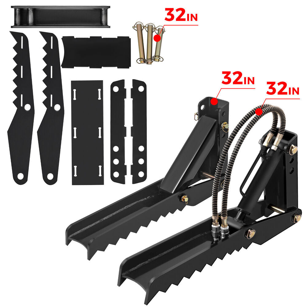 32" Backhoe Thumb;DIY,1/2" Thick,5/8'' Thick, Hydraulic;fit Tractor Excavator